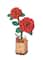 Rowood Red Camellia Wooden Bloom Craft